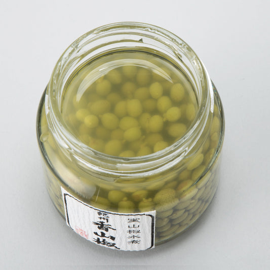 Kishu Sansho (Japanese Pepper) Boiled in Water – 45g Glass Jar