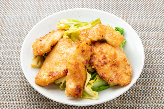鶏むね肉の山椒マヨしょうゆ炒め